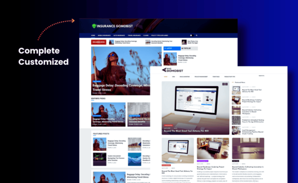 unlimited blog post setup