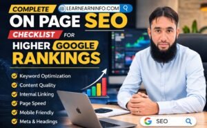 Complete On Page SEO Checklist for Higher Google Rankings