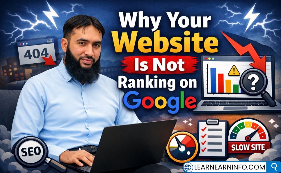 why website not ranking on google improve website ranking in google search