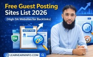 Free Guest Posting Sites List 2026 (High DA Backlinks Guide)