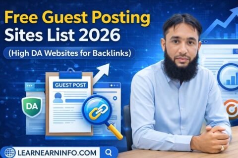 Free Guest Posting Sites List 2026 (High DA Backlinks Guide)