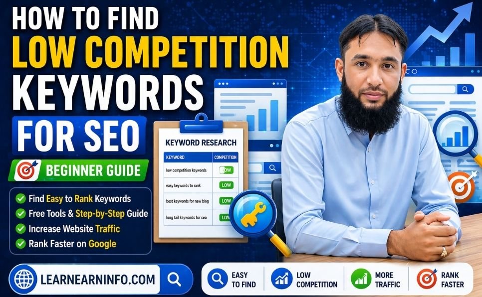 How to Find Low Competition Keywords for SEO (Beginner Guide)