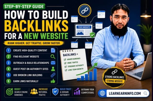 How to Build Backlinks for a New Website Step-by-Step Guide