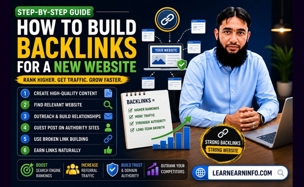 How to Build Backlinks for a New Website Step-by-Step Guide