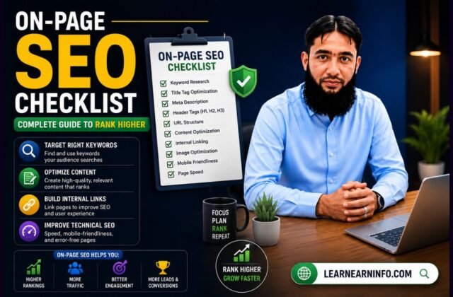 On-Page SEO Checklist — Complete Guide to Rank Higher