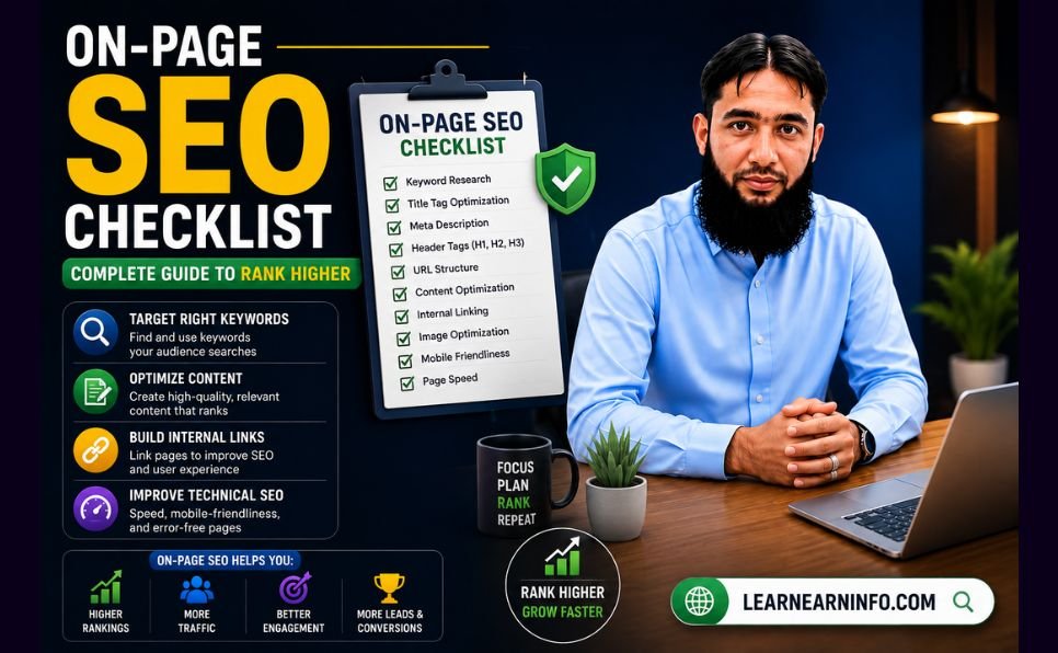 On-Page SEO Checklist — Complete Guide to Rank Higher